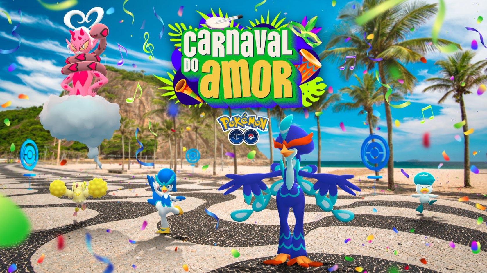 Carnaval do Amor: evento do Pokémon GO trará encontro exclusivo no Brasil
