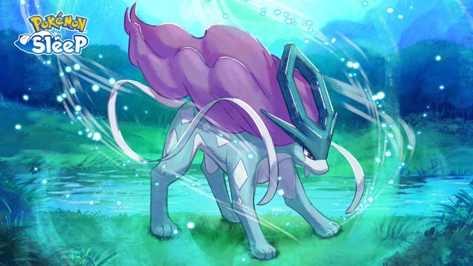 Pokémon Sleep: Suicune, Wooper e Quagsire chegarão em novos eventos do jogo