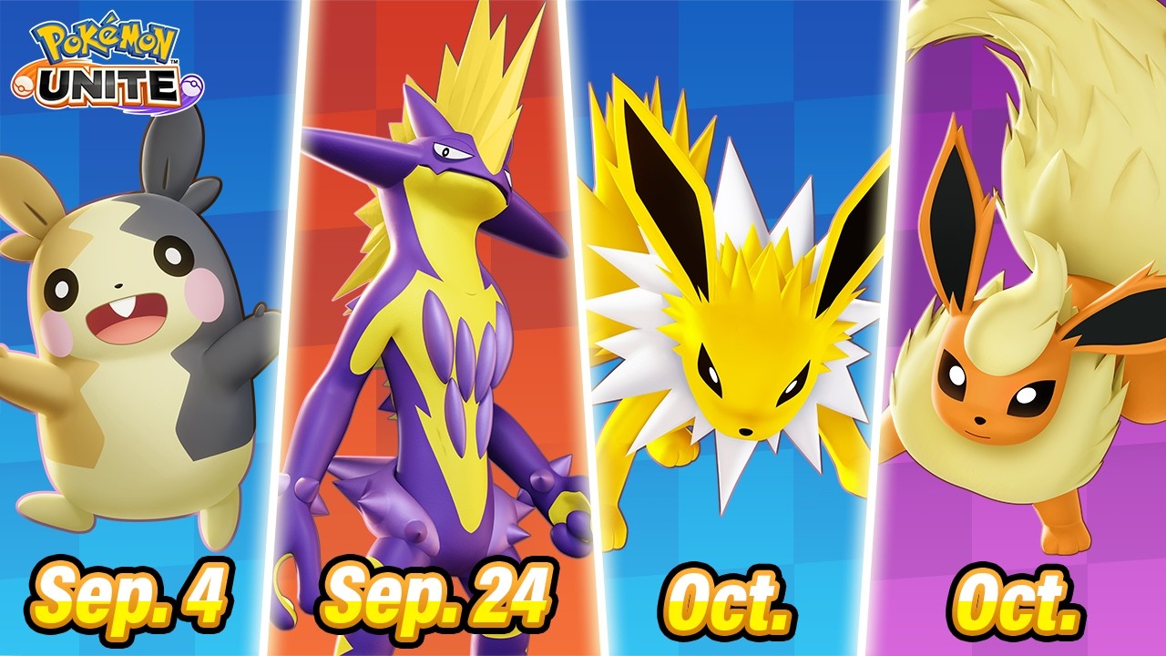 Morpeko, Toxtricity, Jolteon e Flareon são anunciados para o Pokémon UNITE